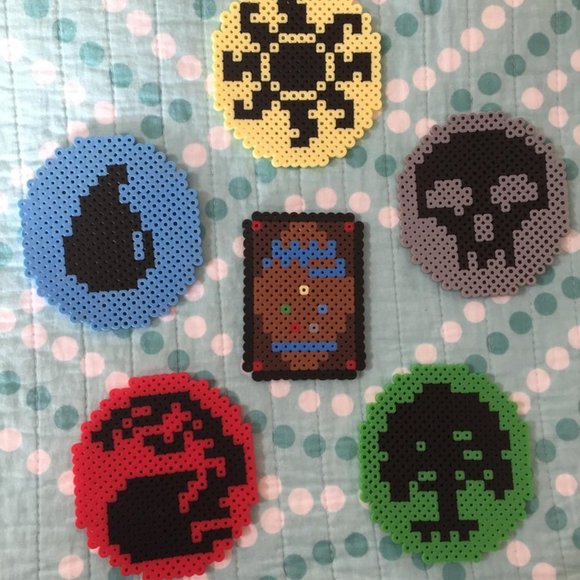 5 Magic the Gathering Fridge Magnets - MTG - Nerdy Home Decor - Game Room - Picture 3 of 7